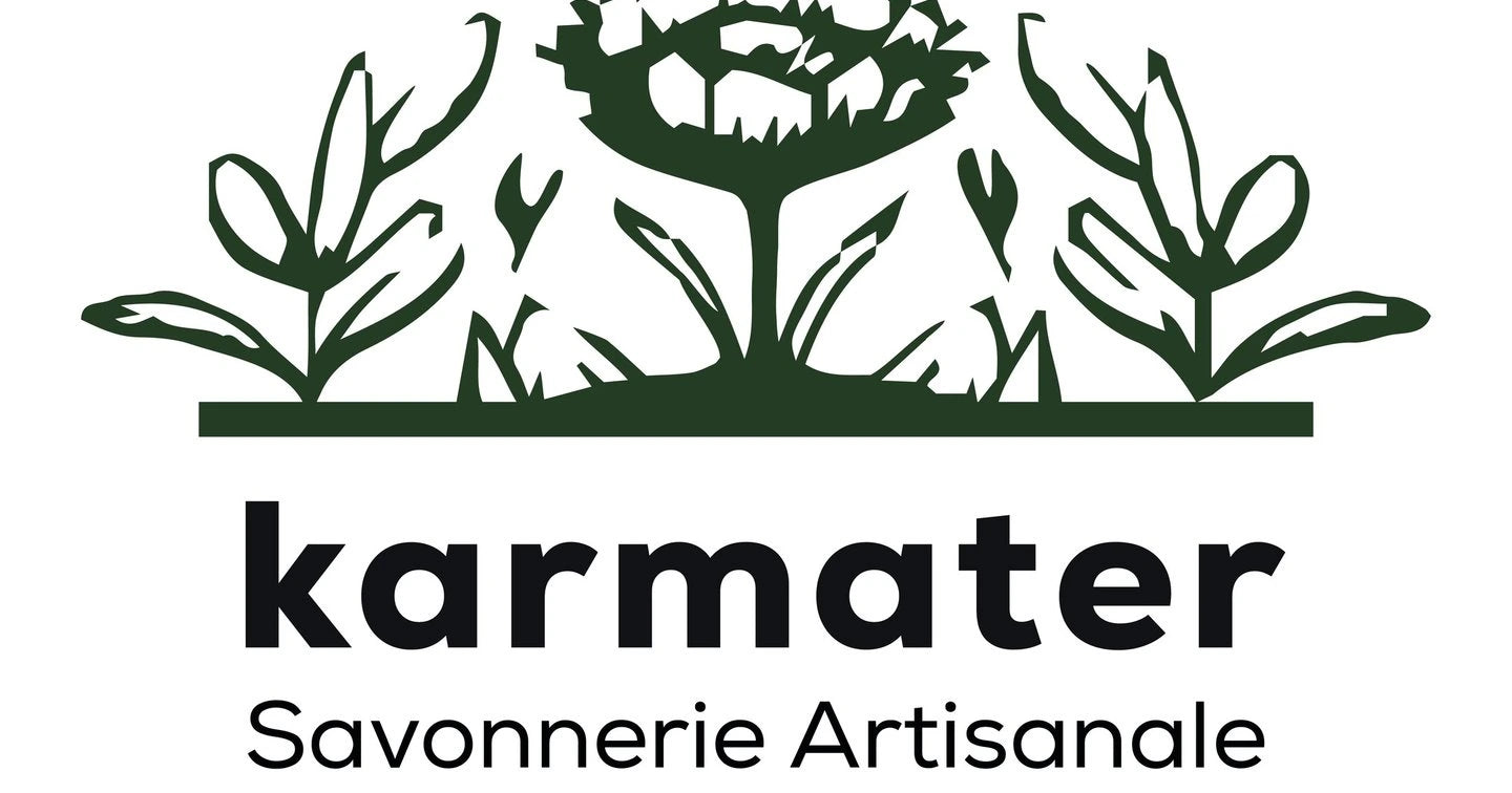 Logo de Karmater, savonnerie artisanale vaudoise spécialisée dans les savons naturels