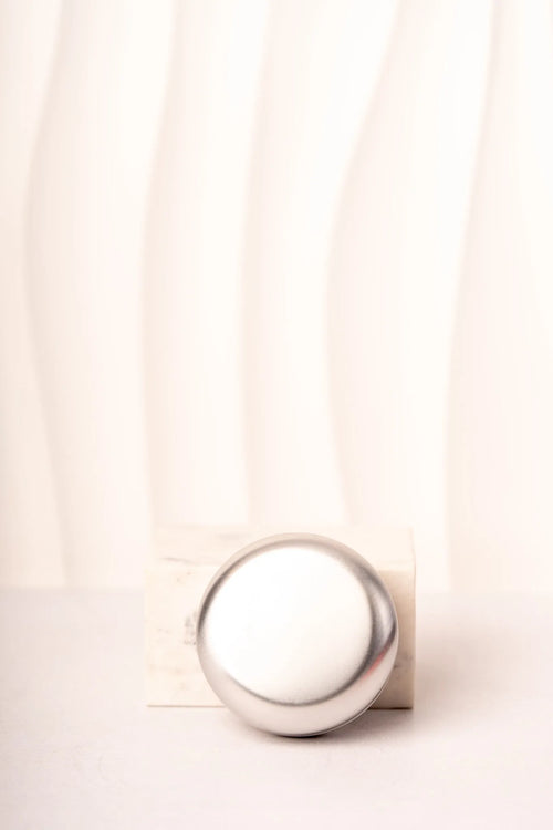 Boîte à savon ronde en métal