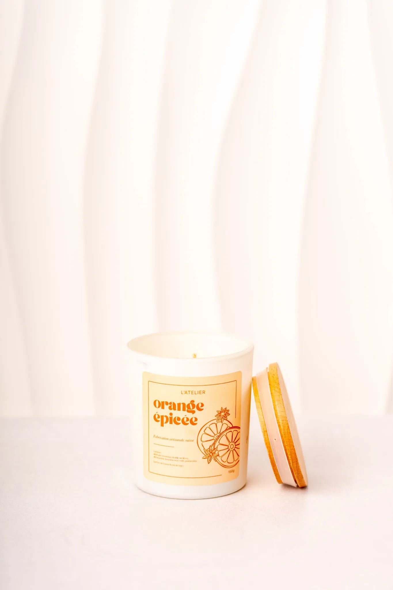 Bougie parfumée Orange épicée de la marque L'Atelier